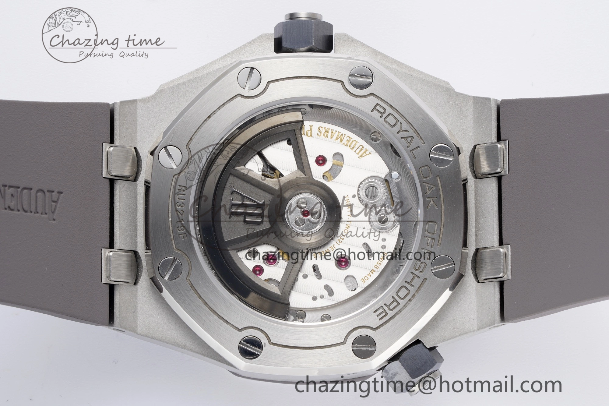 ComfortFit Royal Oak Offshore Diver 15720 SS ZF 1:1 Best Edition Gray Dial on Gray Rubber Strap A 4682