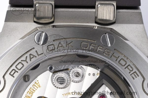 ComfortFit Royal Oak Offshore Diver 15720 SS ZF 1:1 Best Edition Gray Dial on Gray Rubber Strap A 4682