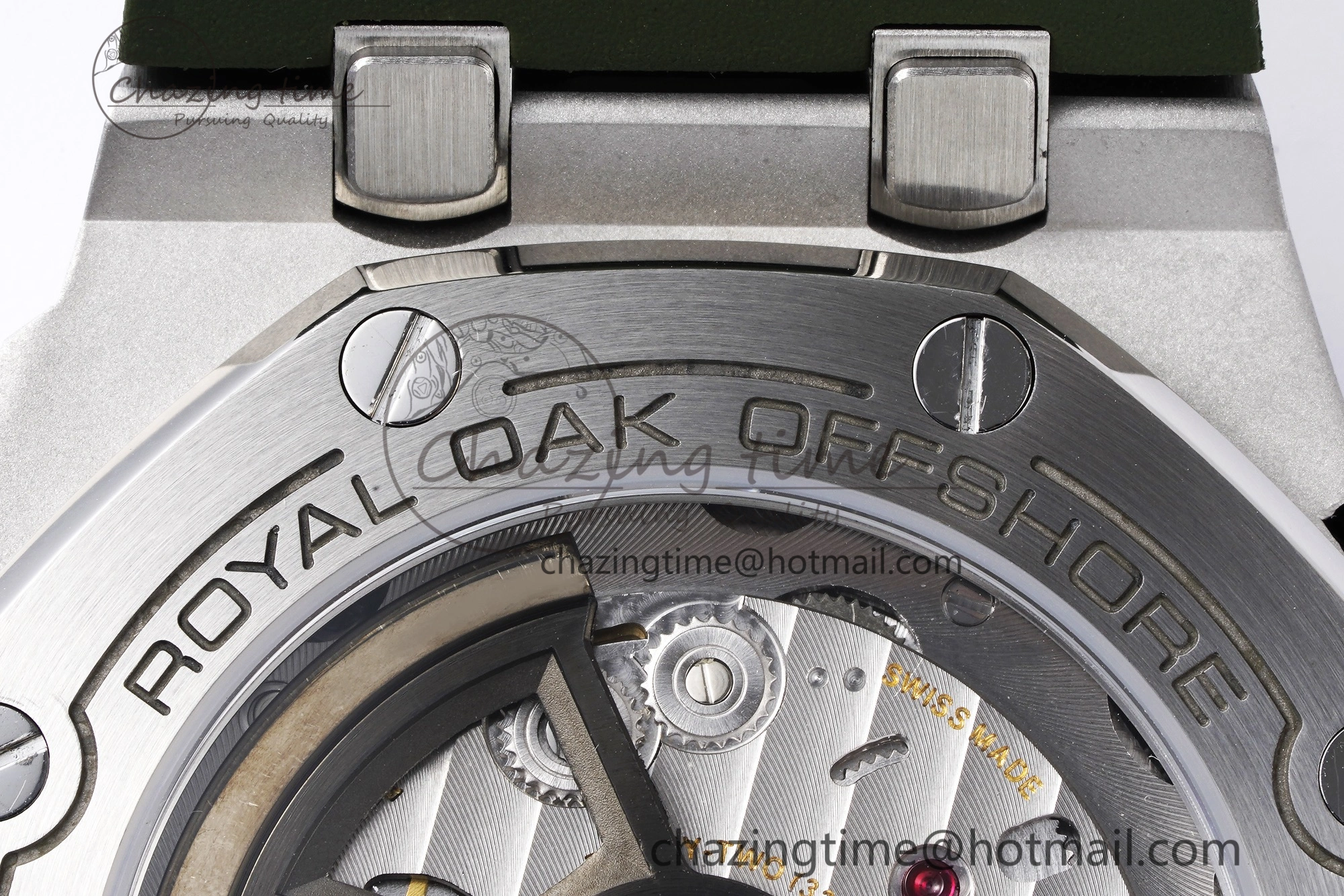 Royal Oak Offshore Diver 15720 SS ZF 1:1 Best Edition Green Dial on Green Rubber Strap A HighQuality 4680