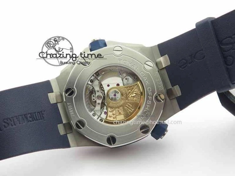 Royal Oak Offshore Diver 2017 Blue 15710 JF 1:1 Best Edition On XS Rubber Strap A3120 (Free Rubber Strap) Timeless 5007