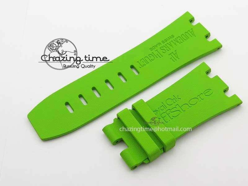 Royal Oak Offshore Diver 2017 Green 15710 JF 1:1 Best Edition On Blue Rubber Strap A3120 (Free XS Rubber Strap) Casual 5026