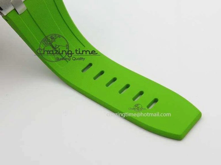 Royal Oak Offshore Diver 2017 Green 15710 JF 1:1 Best Edition On XS Rubber Strap A3120 (Free Rubber Strap) Practical 5027