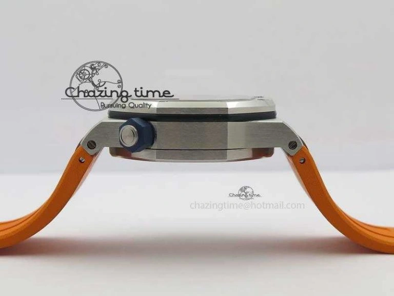 Royal Oak Offshore Diver 2017 Orange 15710 JF 1:1 Best Edition On XS Strap A Soft 5022