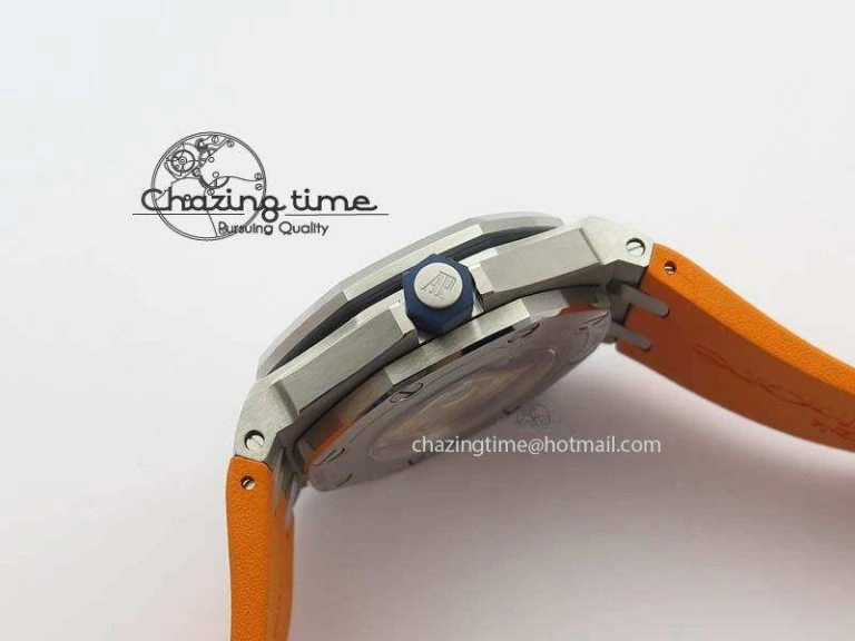 Royal Oak Offshore Diver 2017 Orange 15710 JF 1:1 Best Edition On XS Strap A Soft 5022
