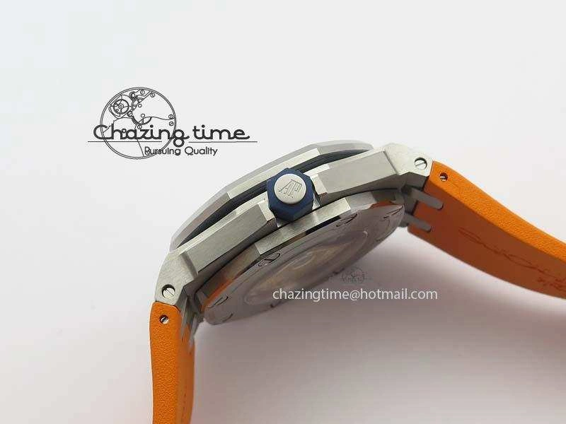 Royal Oak Offshore Diver 2017 Orange 15710 JF 1:1 Best Edition On XS Strap A Soft 5022