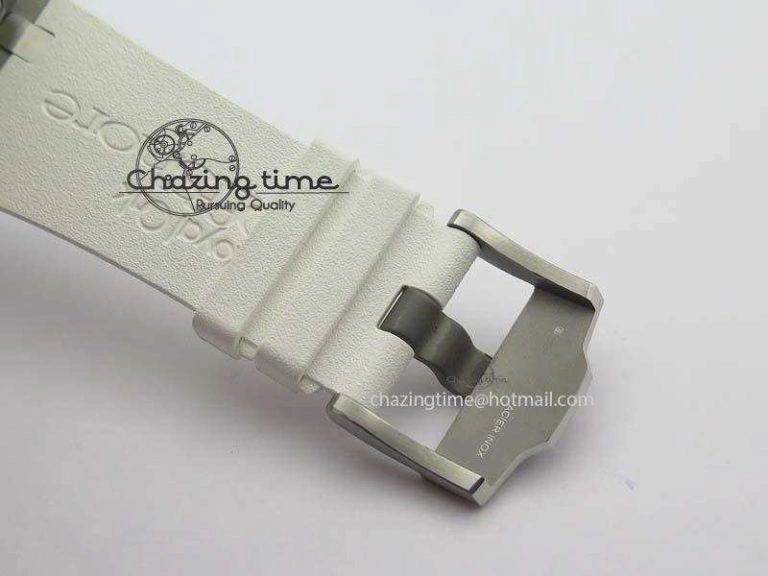Effortless Royal Oak Offshore Diver 2017 White 15710 JF 1:1 Best Edition On XS Rubber Strap A3120 (Free Rubber Strap) 5030