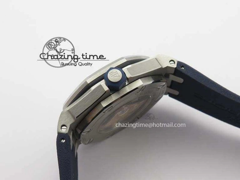 FreshLook Royal Oak Offshore Diver 2017 Yellow 15710 JF 1:1 Best Edition On Blue Rubber Strap A3120 (Free XS Rubber Strap) 5024