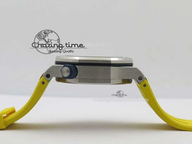 UrbanChic Royal Oak Offshore Diver 2017 Yellow 15710 JF 1:1 Best Edition On XS Rubber Strap A3120 (Free Rubber Strap) 5025