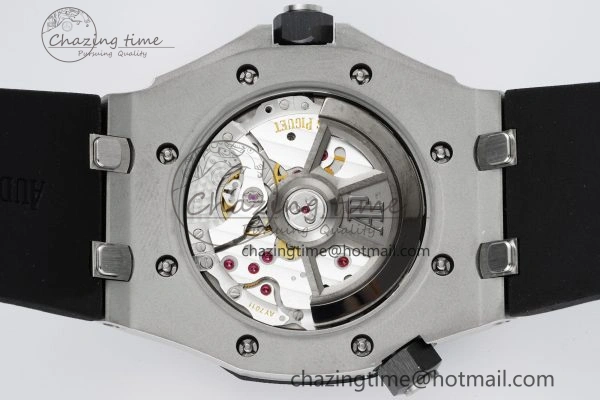 Royal Oak Offshore Diver Black Ceramic Bezel 15720 IPF Best Edition Black Dial on Black Rubber Strap A Flexible 4708