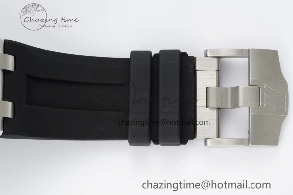 Royal Oak Offshore Diver Black Ceramic Bezel 15720 IPF Best Edition Black Dial on Black Rubber Strap A Flexible 4708