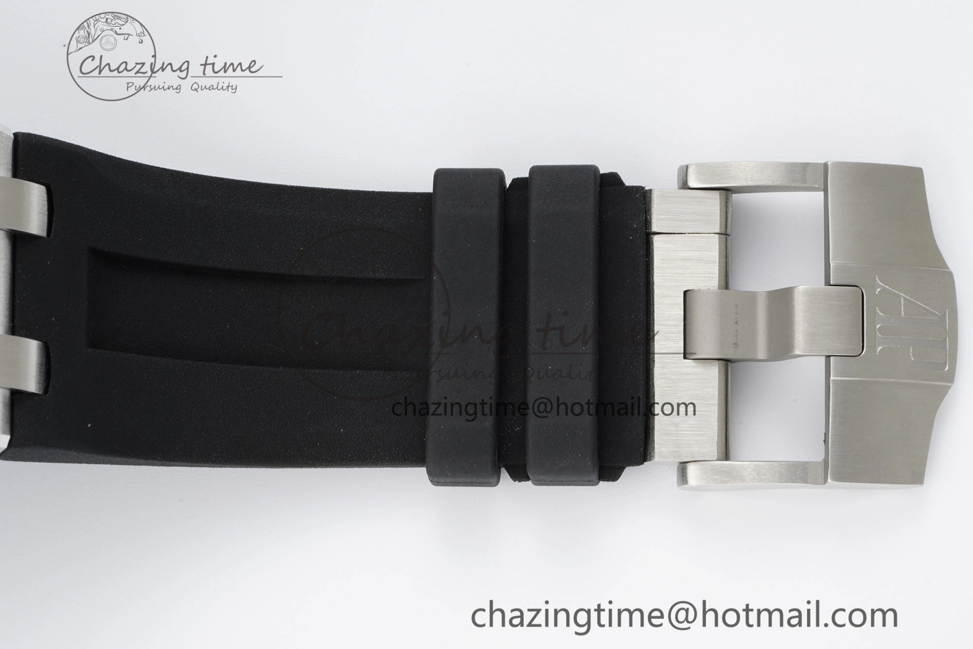 Royal Oak Offshore Diver Black Ceramic Bezel 15720 IPF Best Edition Black Dial on Black Rubber Strap A Flexible 4708