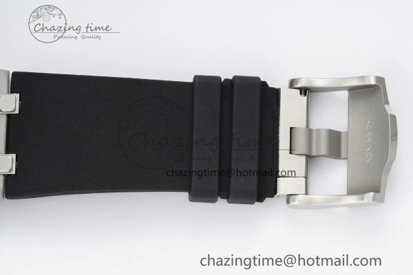 Royal Oak Offshore Diver Black Ceramic Bezel 15720 IPF Best Edition Black Dial on Black Rubber Strap A Flexible 4708