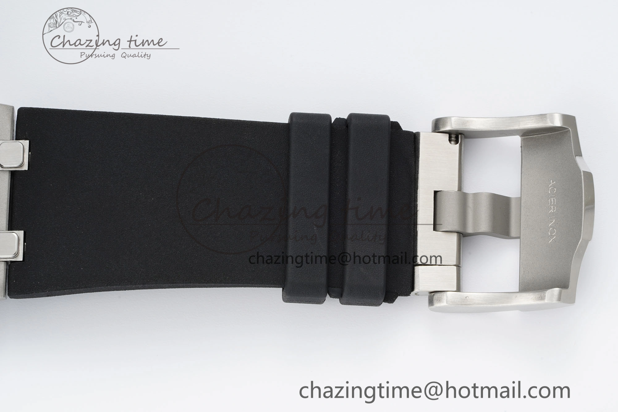 Royal Oak Offshore Diver Black Ceramic Bezel 15720 IPF Best Edition Black Dial on Black Rubber Strap A Flexible 4708