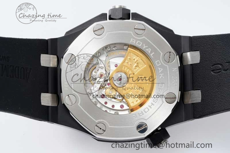 Royal Oak Offshore Diver Black Ceramic IPF Best Edition on Rubber Strap A OnTrend 4733