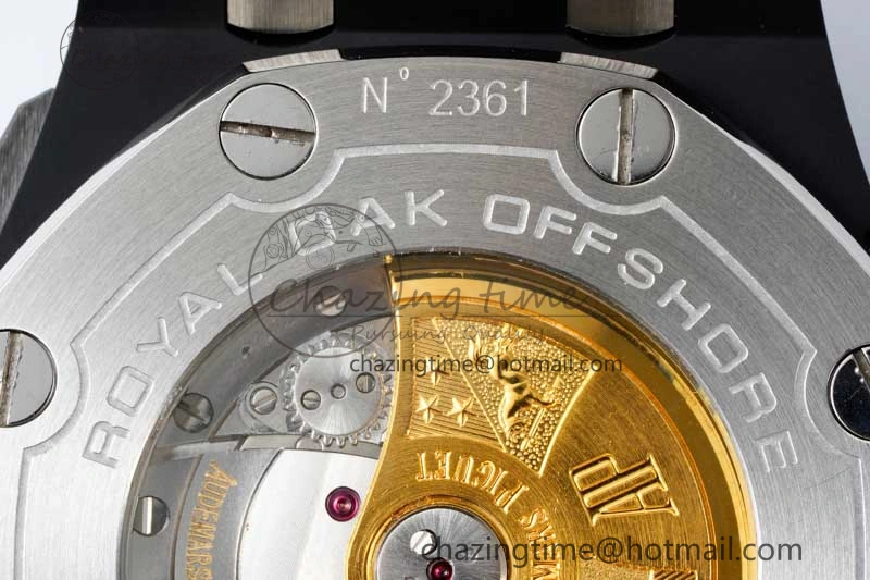Royal Oak Offshore Diver Black Ceramic IPF Best Edition on Rubber Strap A OnTrend 4733