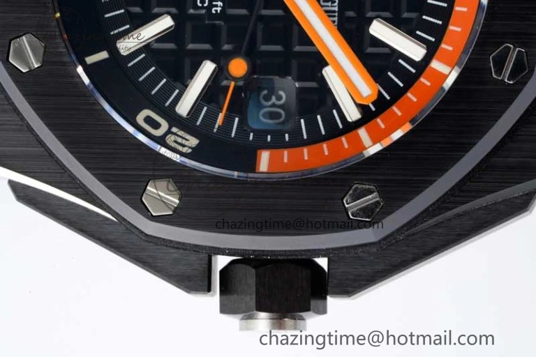 Royal Oak Offshore Diver Black Ceramic IPF Best Edition on Rubber Strap A OnTrend 4733