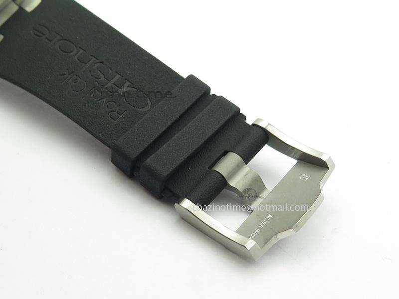 HighQuality Royal Oak Offshore Diver Chronograph Black JF Best Edition On Black Rubber Strap A 5073