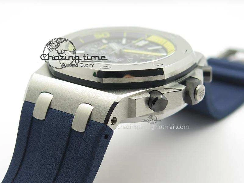 Royal Oak Offshore Diver Chronograph Blue JF Best Edition On Blue Rubber Strap A HighPerformance 5076