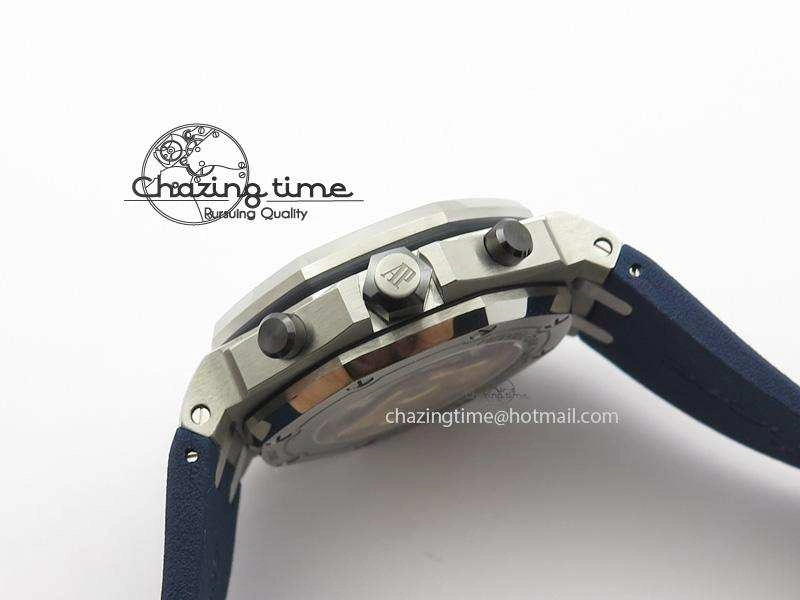 Royal Oak Offshore Diver Chronograph Blue JF Best Edition On Blue Rubber Strap A HighPerformance 5076