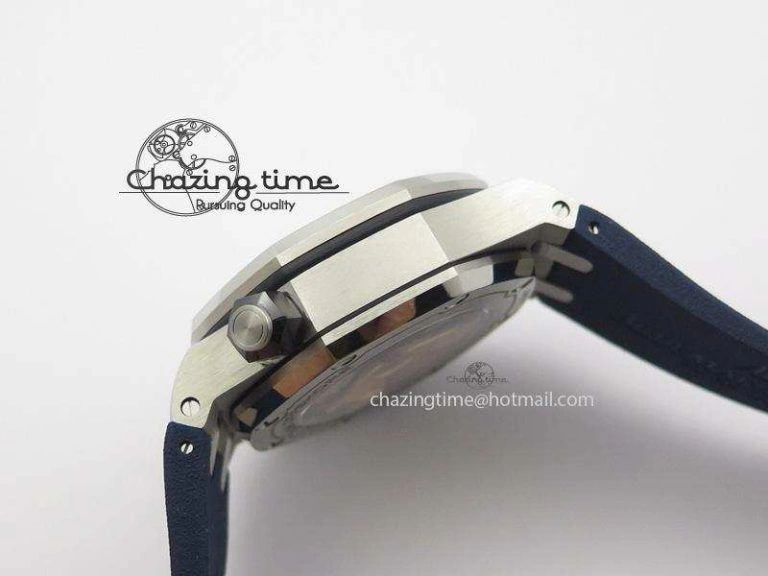 Royal Oak Offshore Diver Chronograph Blue JF Best Edition On Blue Rubber Strap A HighPerformance 5076