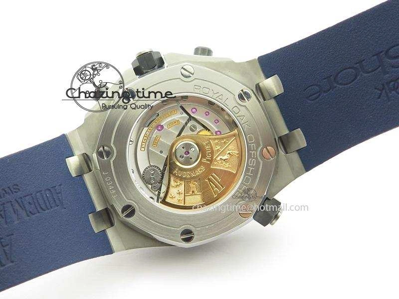 Royal Oak Offshore Diver Chronograph Blue JF Best Edition On Blue Rubber Strap A HighPerformance 5076
