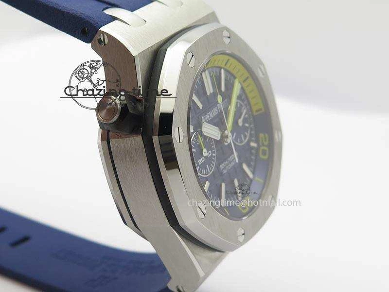 Royal Oak Offshore Diver Chronograph Blue Noob Best Edition On Blue Rubber Strap A Practical 5070