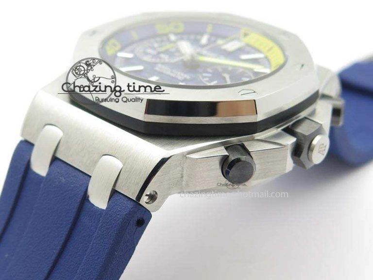 Royal Oak Offshore Diver Chronograph Blue Noob Best Edition On Blue Rubber Strap A Practical 5070