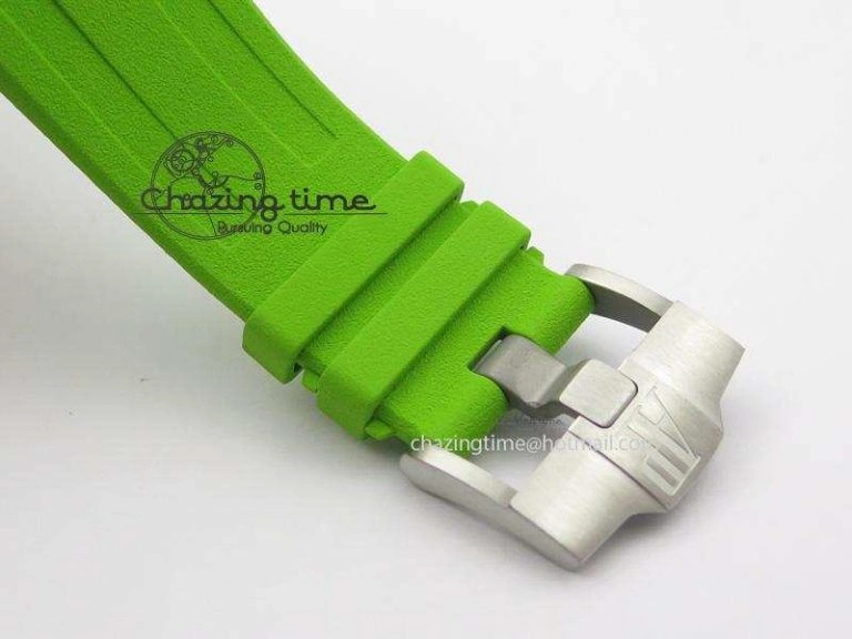 SportInspired Royal Oak Offshore Diver Chronograph Green JF Best Edition On Green Rubber Strap A 5083