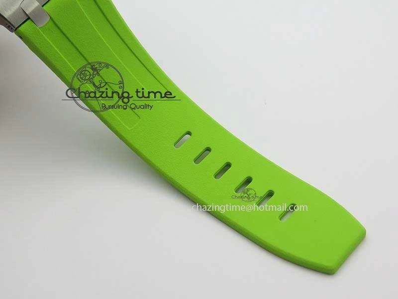 Royal Oak Offshore Diver Chronograph Green Noob Best Edition On Green Rubber Strap A TopPick 5064