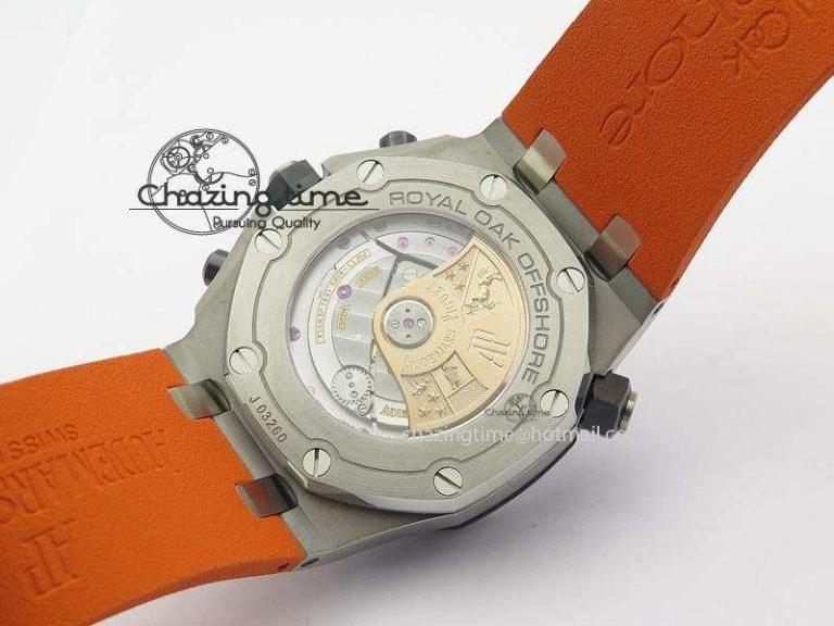 Royal Oak Offshore Diver Chronograph Orange JF Best Edition On Orange Rubber Strap A Sporty 5081