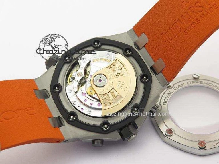 Royal Oak Offshore Diver Chronograph Orange JF Best Edition On Orange Rubber Strap A Sporty 5081