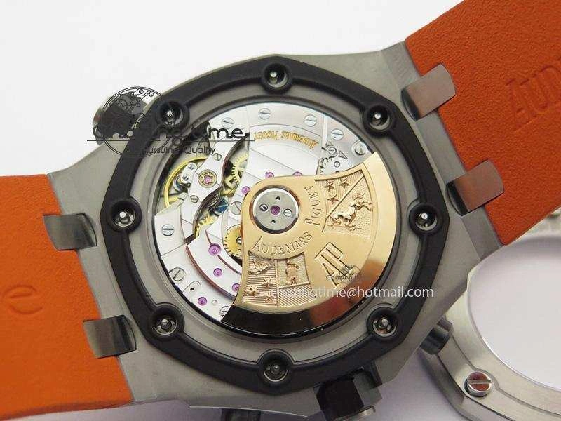 Royal Oak Offshore Diver Chronograph Orange JF Best Edition On Orange Rubber Strap A Sporty 5081