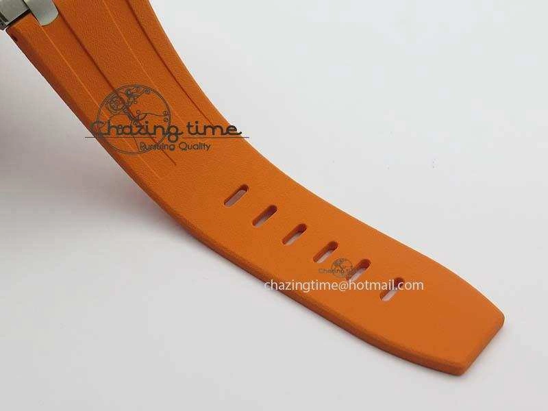 HighPerformance Royal Oak Offshore Diver Chronograph Orange Noob Best Edition On Orange Rubber Strap A 5065