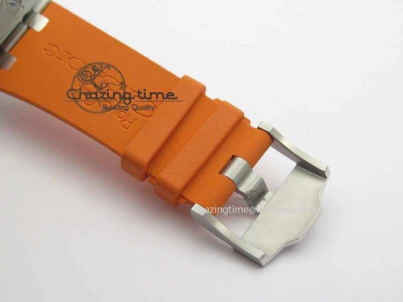HighPerformance Royal Oak Offshore Diver Chronograph Orange Noob Best Edition On Orange Rubber Strap A 5065