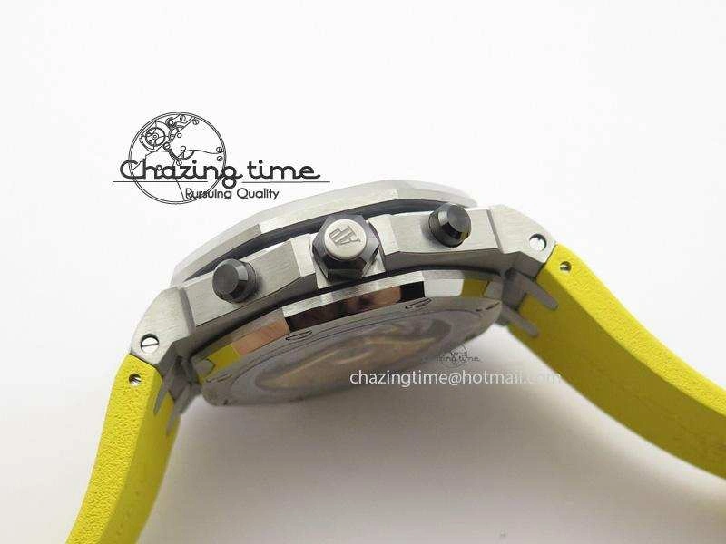 MultiPurpose Royal Oak Offshore Diver Chronograph Yellow JF Best Edition On Yellow Rubber Strap A 5086