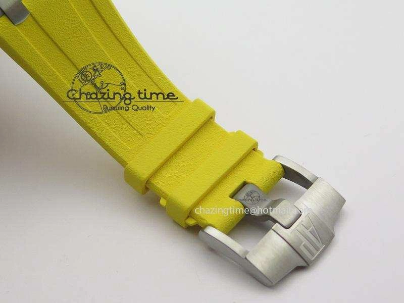MultiPurpose Royal Oak Offshore Diver Chronograph Yellow JF Best Edition On Yellow Rubber Strap A 5086