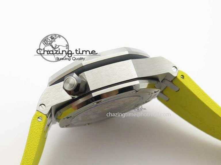 Royal Oak Offshore Diver Chronograph Yellow Noob Best Edition On Yellow Rubber Strap A MultiPurpose 5072