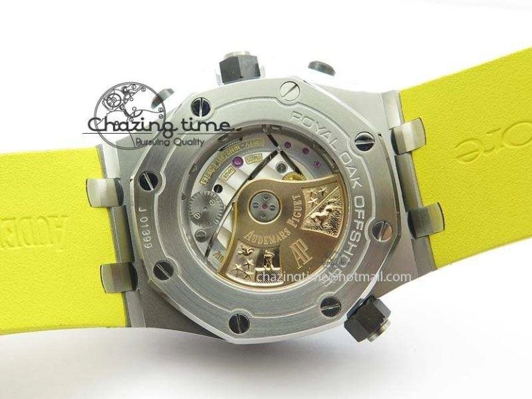 Royal Oak Offshore Diver Chronograph Yellow Noob Best Edition On Yellow Rubber Strap A MultiPurpose 5072