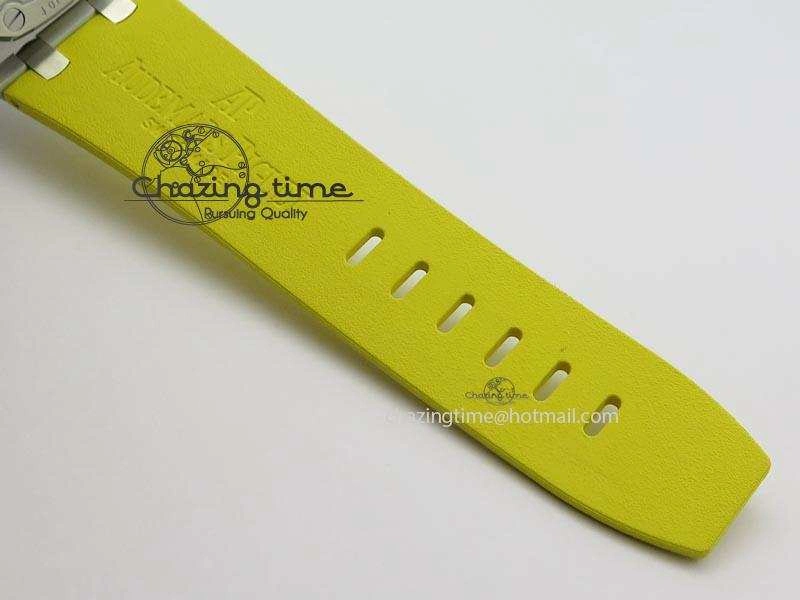 Royal Oak Offshore Diver Chronograph Yellow Noob Best Edition On Yellow Rubber Strap A MultiPurpose 5072