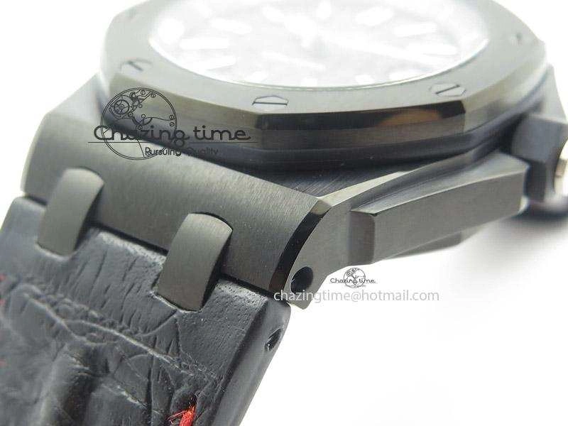 Royal Oak Offshore Diver Ember Limited Edition JF Best Edition On Black Leather Strap A FlexibleFit 5109