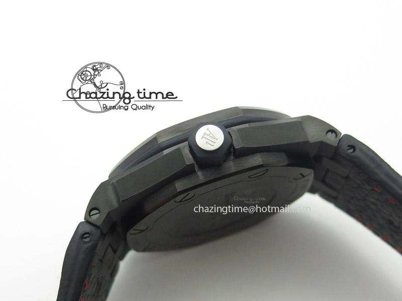 Royal Oak Offshore Diver Ember Limited Edition JF Best Edition On Black Leather Strap A FlexibleFit 5109