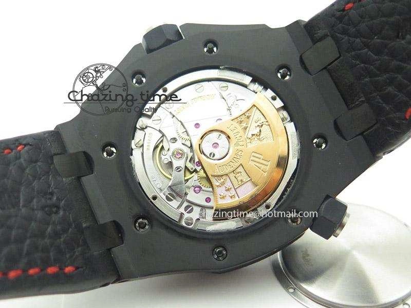 Royal Oak Offshore Diver Ember Limited Edition JF Best Edition On Black Leather Strap A FlexibleFit 5109