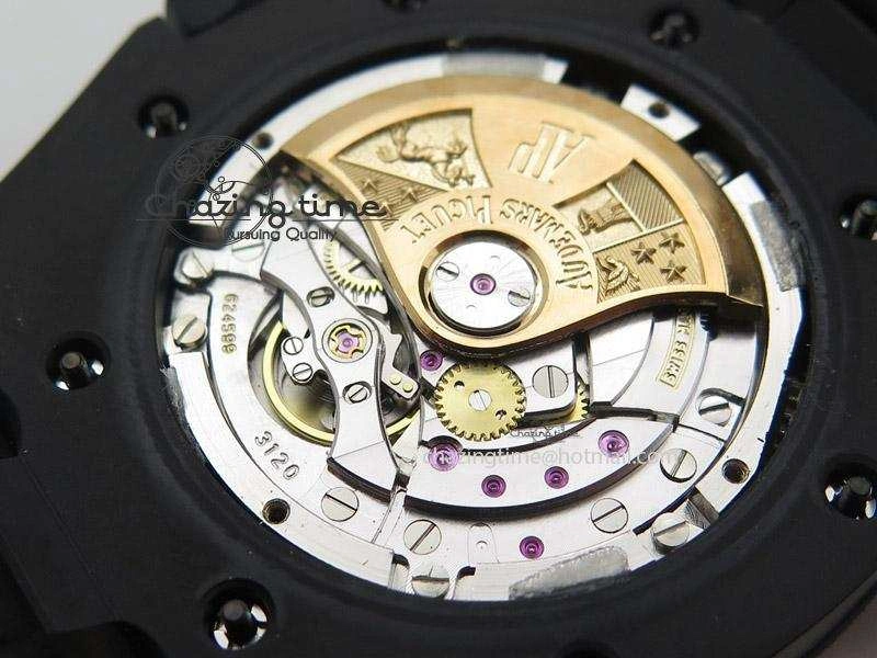 Royal Oak Offshore Diver Ember Limited Edition JF Best Edition On Black Leather Strap A FlexibleFit 5109