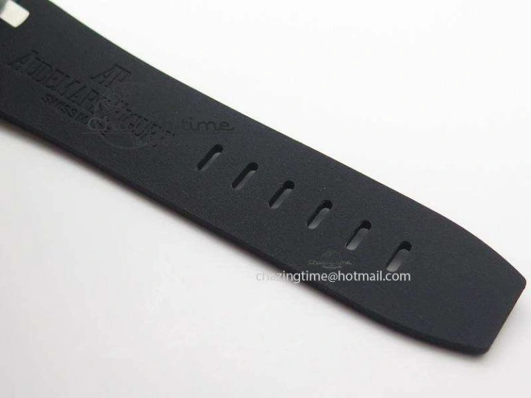 Royal Oak Offshore Diver Forged Carbon 1:1 V6F Best Edition On Rubber Strap A WellDesigned 5110