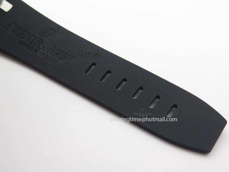 Royal Oak Offshore Diver Forged Carbon 1:1 V6F Best Edition On Rubber Strap A WellDesigned 5110