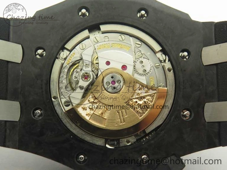 Royal Oak Offshore Diver Forged Carbon 15706 1:1 JF Best Edition on Rubber Strap A3120 V5S Sophisticated 4902