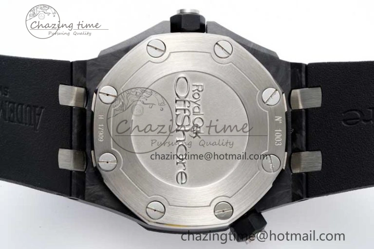 Royal Oak Offshore Diver Forged Carbon IPF Best Edition on Rubber Strap MIYOTA Bold 4731