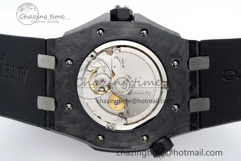 Royal Oak Offshore Diver Forged Carbon IPF Best Edition on Rubber Strap MIYOTA Bold 4731