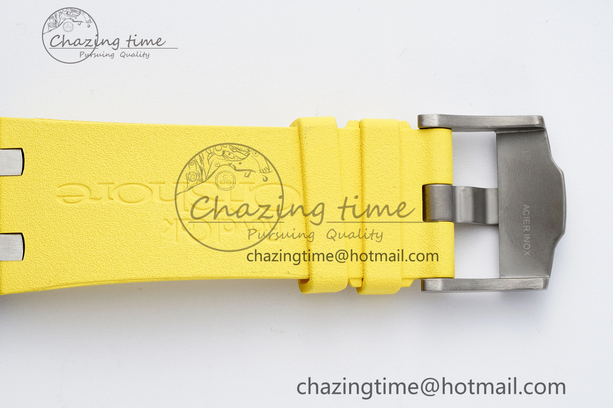 Royal Oak Offshore Diver Forged Carbon IPF Best Edition on Yellow Rubber Strap MIYOTA Trendy 4698