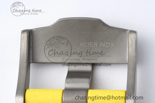 Royal Oak Offshore Diver Forged Carbon IPF Best Edition on Yellow Rubber Strap MIYOTA Trendy 4698